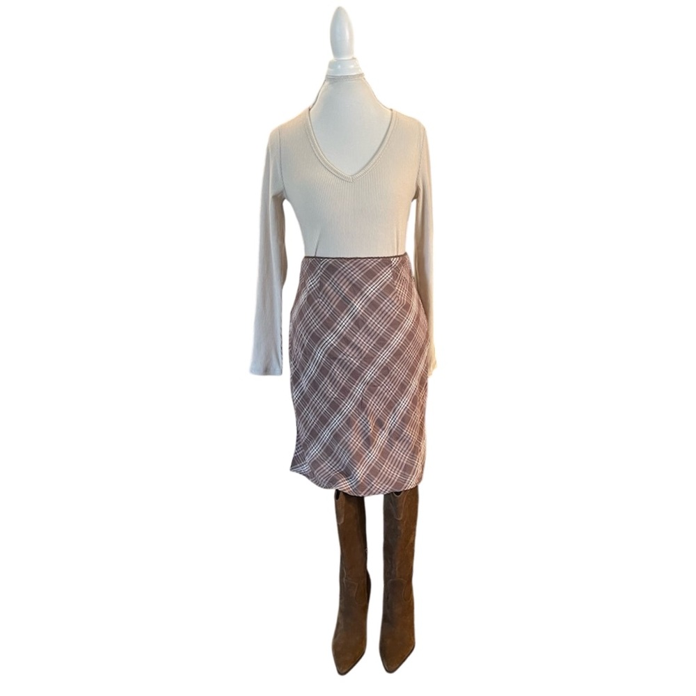 SOLD ON DEPOP Aeropostale brown Pencil Skirt Knee-Length